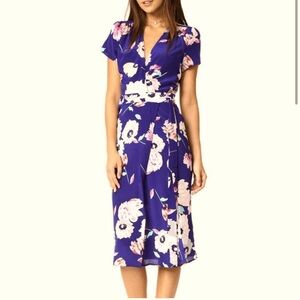 Yumi Kim floral silk midi dress,size small